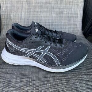 ASICS Gel Excite 6 Athletic Sneakers Shoes Black/White Women's 7.5 Extra Wide